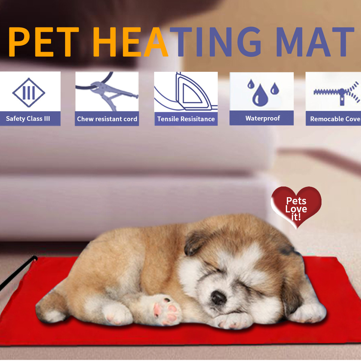 Ce Certified Pet Electric Blanket