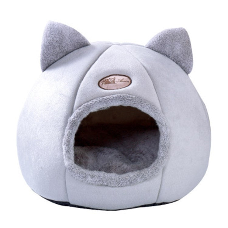 Soft And Comfortable Warm Cat-shaped Pet Bed