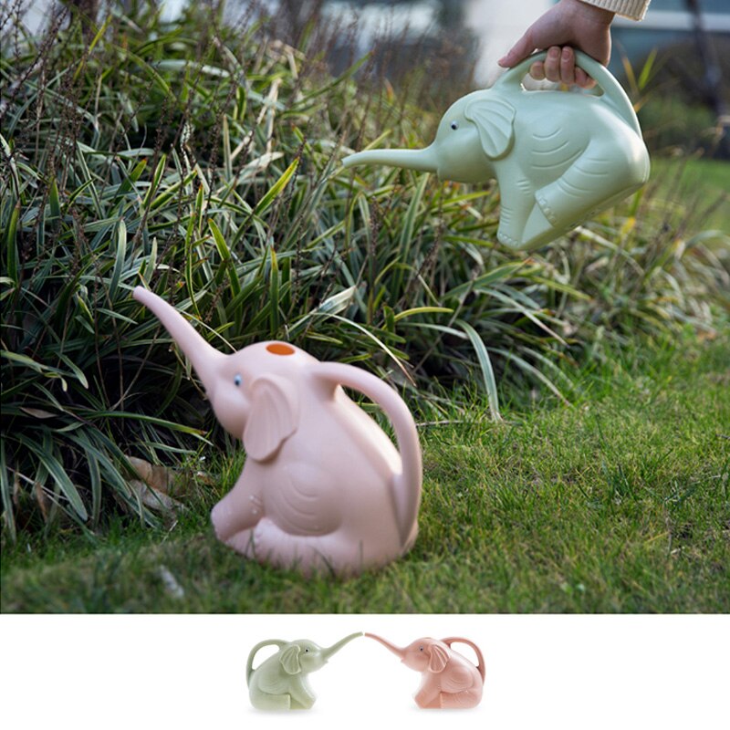 Gardening Watering Tool Outdoor Plastic Elephant Watering Bottle