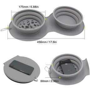 Collapsible Pet Food Bowl Portable Travel Pet Feeding Bowl