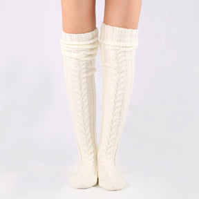 Women's Tall And Long Wool Pile Socks